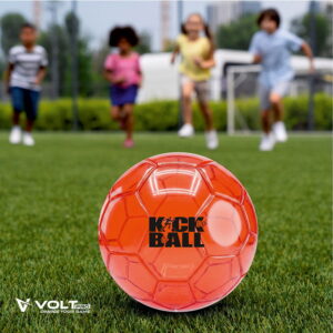 Hello Friends Football Pattern Kick Ball 6 Inch is a lightweight and durable PVC play ball designed for kids. Its easy-to-handle size and bouncy performance make it suitable for kicking, throwing, catching, and active indoor or outdoor games.