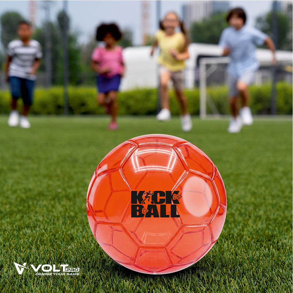 Hello Friends Football Pattern Kick Ball 6 Inch is a lightweight and durable PVC play ball designed for kids. Its easy-to-handle size and bouncy performance make it suitable for kicking, throwing, catching, and active indoor or outdoor games.