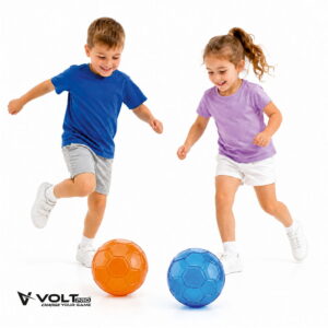 Hello Friends Football Pattern Kick Ball 6 Inch is a lightweight and durable PVC play ball designed for kids. Its easy-to-handle size and bouncy performance make it suitable for kicking, throwing, catching, and active indoor or outdoor games.