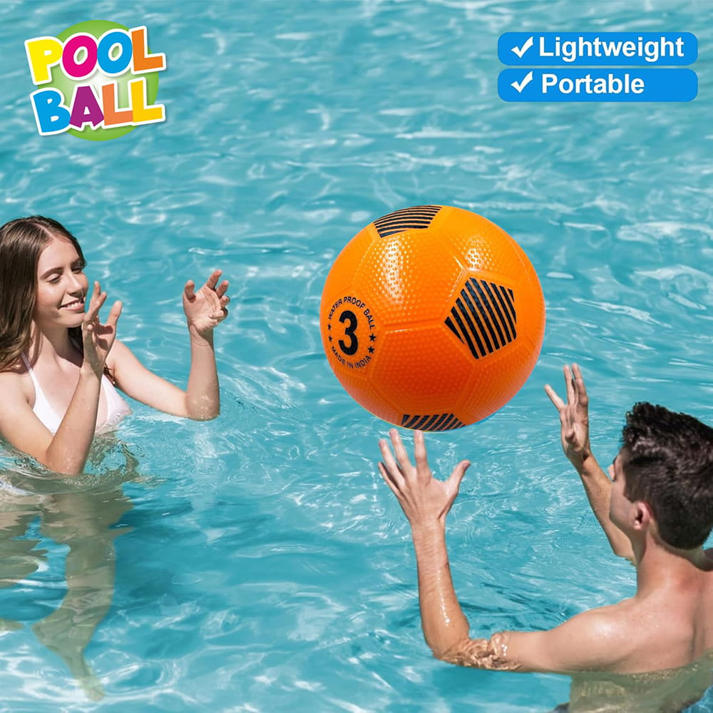 Volt Pro Inflatable Pool Ball is a fun and colorful soft PVC scented beach ball specially designed for exciting indoor and outdoor play activities for kids and families. Its lightweight inflatable design makes it perfect for swimming pools, beaches, gardens, playgrounds, vacations, picnics, and party games.