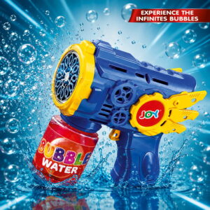 Hello Friends 12 Hole Automatic Bubble Gun creates a continuous stream of bubbles for exciting indoor and outdoor play. Featuring a battery-operated design and an included bubble tray, it is perfect for parties, gardens, birthdays, and everyday fun for kids. Hello Friends 12 Hole Automatic Bubble Gun creates a continuous stream of bubbles for exciting indoor and outdoor play. Featuring a battery-operated design and an included bubble tray, it is perfect for parties, gardens, birthdays, and everyday fun for kids.