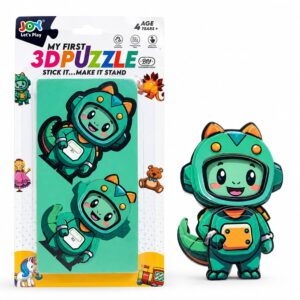 Hello Friends 3D Astronaut Puzzle for Kids Age 4+ | DIY Stand & Build Cardboard Activity Toy