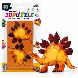 Hello Friends 3D Puzzle is a fun DIY cardboard activity toy for kids aged 4 years and above. Children can assemble the pieces to create a 3D standing model while developing creativity, concentration, and problem-solving skills.
