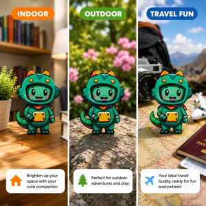 Hello Friends 3D Puzzle is a fun DIY cardboard activity toy for kids aged 4 years and above. Children can assemble the pieces to create a 3D standing model while developing creativity, concentration, and problem-solving skills.
