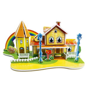 Hello Friends 3D Cardboard Puzzle is a fun DIY model-building activity for kids aged 4 years and above. The pre-cut pieces are easy to assemble into a 3D standing model, helping develop creativity, concentration, coordination, and problem-solving skills.