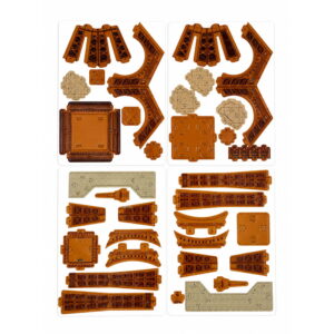 Hello Friends 3D Cardboard Puzzle is a fun DIY model-building activity for kids aged 4 years and above. The pre-cut pieces are easy to assemble into a 3D standing model, helping develop creativity, concentration, coordination, and problem-solving skills.