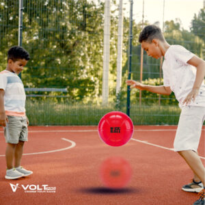 Hello Friends Basketball Pattern Kick Ball 6 Inch is a lightweight and durable PVC play ball designed for kids. Its easy-to-handle size and bouncy performance make it suitable for kicking, throwing, catching, and active indoor or outdoor games.