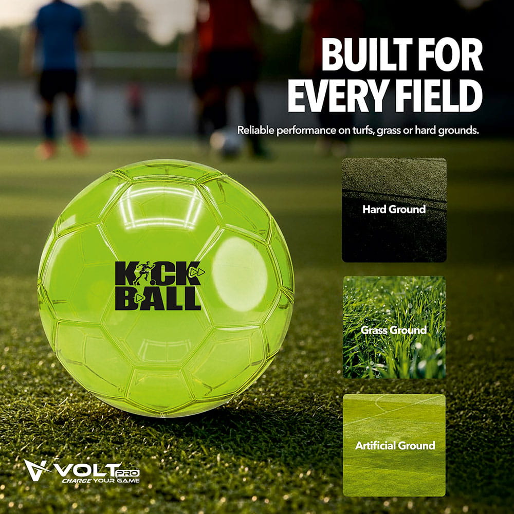 Hello Friends Football Pattern Kick Ball 6 Inch is a lightweight and durable PVC play ball designed for kids. Its easy-to-handle size and bouncy performance make it suitable for kicking, throwing, catching, and active indoor or outdoor games.