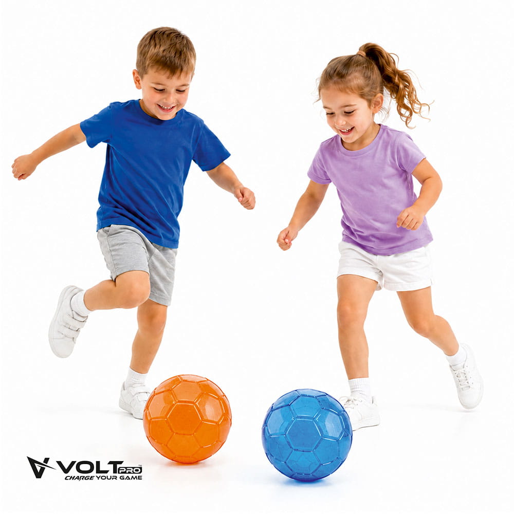 Hello Friends Football Pattern Kick Ball 6 Inch is a lightweight and durable PVC play ball designed for kids. Its easy-to-handle size and bouncy performance make it suitable for kicking, throwing, catching, and active indoor or outdoor games.