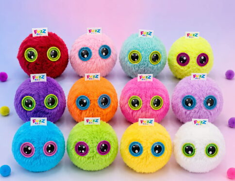 Hello Friends Fuzz Ball is a soft and fluffy high bounce play ball designed for endless fun and active play for kids. Its furry outer texture and lightweight bouncing design make it exciting for indoor and outdoor games.