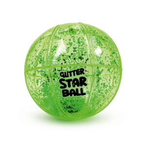 Bring a sporty sparkle to playtime with the Hello Friends Glitter Star Ball 6 Inch. Featuring a fun Basketball Pattern and glitter finish, this lightweight bouncing ball is made for throwing, catching, kicking and active play.