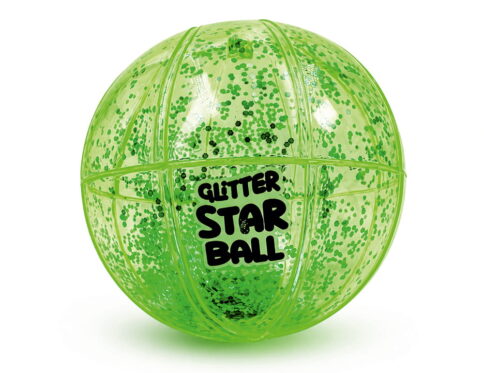 Bring a sporty sparkle to playtime with the Hello Friends Glitter Star Ball 6 Inch. Featuring a fun Basketball Pattern and glitter finish, this lightweight bouncing ball is made for throwing, catching, kicking and active play.