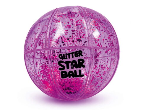 Bring a sporty sparkle to playtime with the Hello Friends Glitter Star Ball 6 Inch. Featuring a fun Basketball Pattern and glitter finish, this lightweight bouncing ball is made for throwing, catching, kicking and active play.