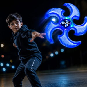 Hello Friends LED Flying Star Disc is a fun and exciting glow flying toy designed for kids and adults who enjoy active indoor and outdoor games. The flying disc features bright LED lighting effects that create an attractive glow during playtime, making it perfect for both daytime and nighttime fun activities.