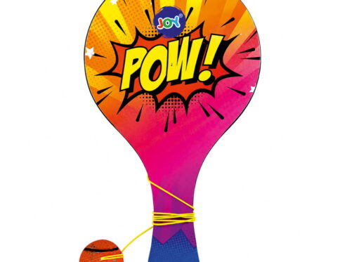Hello Friends Wooden Paddle Ball is a classic skill-based game featuring a durable wooden paddle and a rubber ball attached with an elastic string. Designed for senior-size play, it offers an enjoyable way for kids to practice catching, hitting, and coordination.
