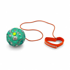 Hello Friends Yo Yo Boom Ball is a fun rebound toy with a wrist band and elastic string that lets kids bounce, catch, and return the ball repeatedly. It encourages active play while helping improve hand-eye coordination, focus, and reflexes.