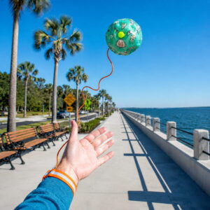 Hello Friends Yo Yo Boom Ball is a fun rebound toy with a wrist band and elastic string that lets kids bounce, catch, and return the ball repeatedly. It encourages active play while helping improve hand-eye coordination, focus, and reflexes.