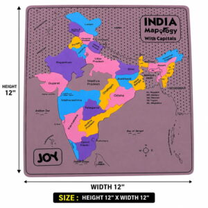 Play Eva India Map Puzzle is a hands-on educational activity that introduces children to the states and cities of India. Made from soft EVA foam with a raised 3D design, it offers an engaging way to explore geography while developing memory and coordination.