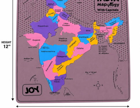 Play Eva India Map Puzzle is a hands-on educational activity that introduces children to the states and cities of India. Made from soft EVA foam with a raised 3D design, it offers an engaging way to explore geography while developing memory and coordination.