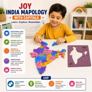 Play Eva India Map Puzzle is a hands-on educational activity that introduces children to the states and cities of India. Made from soft EVA foam with a raised 3D design, it offers an engaging way to explore geography while developing memory and coordination.
