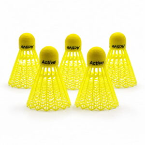Volt Pro Active Badminton Shuttlecocks feature a durable plastic skirt and neon cork base for balanced handling and consistent flight. Suitable for regular practice, training, and outdoor badminton. Volt Pro Active Badminton Shuttlecocks feature a durable plastic skirt and neon cork base for balanced handling and consistent flight. Suitable for regular practice, training, and outdoor badminton.