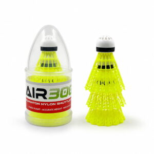 Volt Pro AIR300 Badminton Shuttlecocks are made with a durable nylon skirt and moulded base for stable flight and consistent handling. A practical choice for badminton practice, training, and recreational matches.