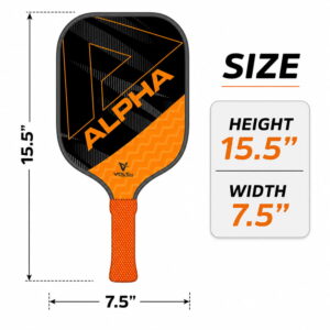 Volt Pro Alpha Pickleball Paddle Set includes 2 wooden paddles and 2 pickleballs, designed with anti-skid and anti-sweat features for comfortable handling. A beginner-friendly set for indoor and outdoor pickleball play.