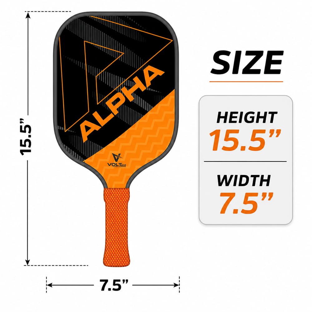 Volt Pro Alpha Pickleball Paddle Set includes 2 wooden paddles and 2 pickleballs, designed with anti-skid and anti-sweat features for comfortable handling. A beginner-friendly set for indoor and outdoor pickleball play.