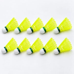Volt Pro 350 Badminton Shuttlecock is a tournament-grade nylon shuttlecock featuring a durable nylon skirt and wooden compressed cork base. Its medium-speed design provides stable and accurate flight, making it suitable for training, practice, and match play.