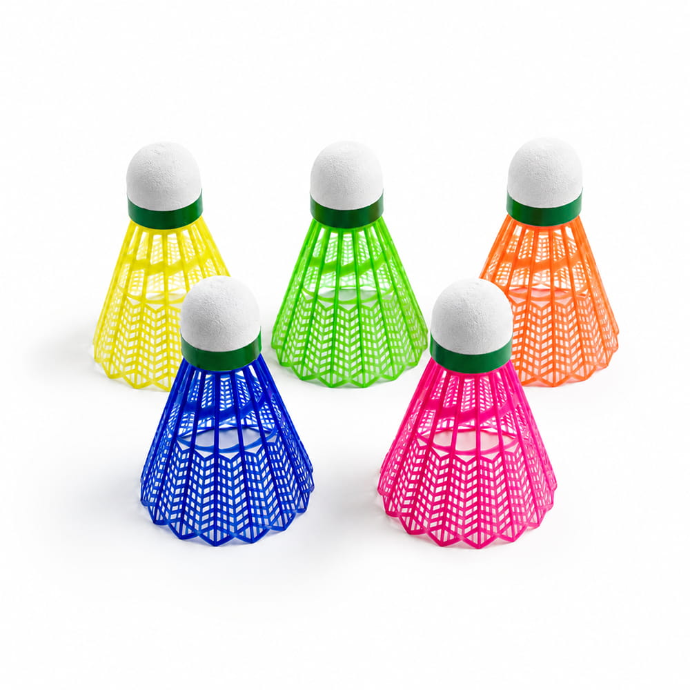 Volt Pro Colourful Plastic Shuttlecocks are designed for regular badminton practice, training, and recreational play. Their durable plastic construction provides reliable handling and stable flight for beginners and everyday players.