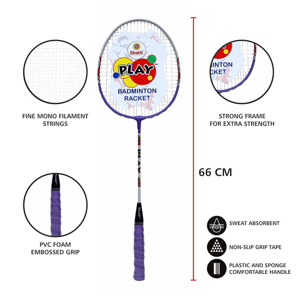 Volt Pro Flyer Badminton Racket with Half Cover Volt Pro Flyer Badminton Racket with Half Cover