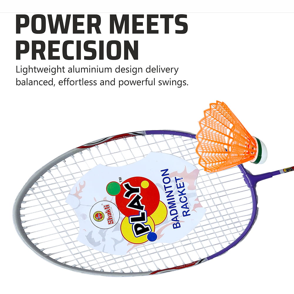 Volt Pro Flyer Badminton Racket with Half Cover Volt Pro Flyer Badminton Racket with Half Cover
