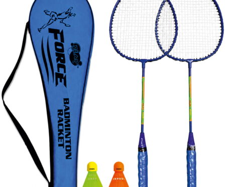 Volt Pro Force Badminton Racket Set is designed for beginners and casual players looking for a reliable badminton kit for daily play. This badminton racket set of 2 comes with a carry bag, making it perfect for outdoor games and indoor practice.