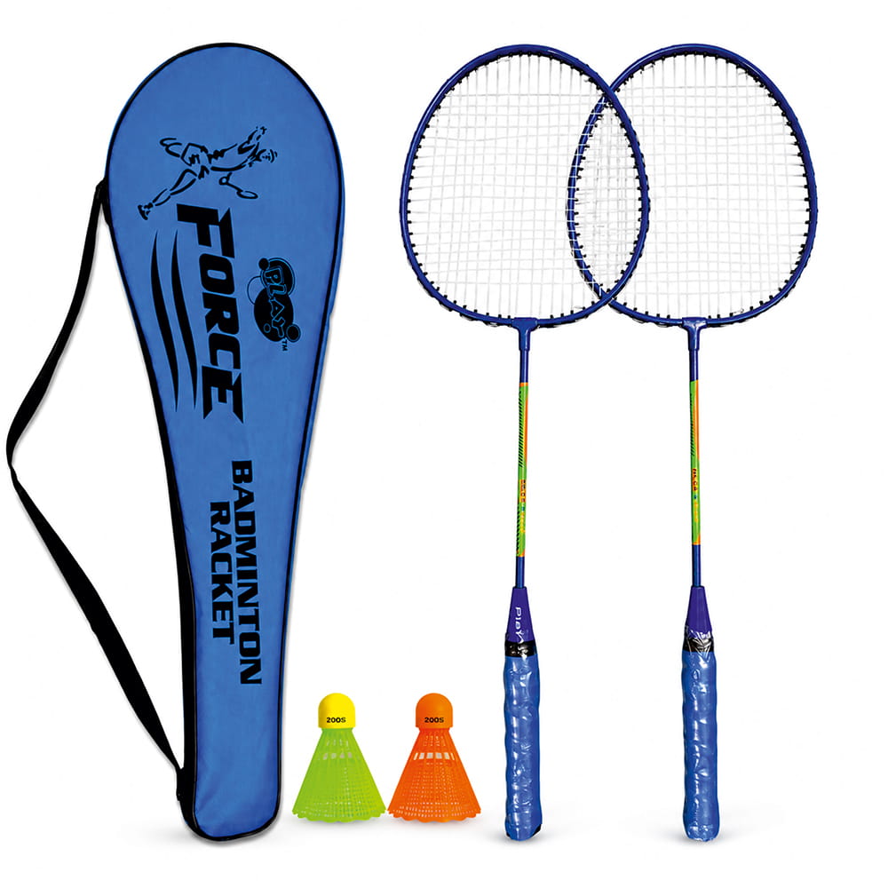 Volt Pro Force Badminton Racket Set is designed for beginners and casual players looking for a reliable badminton kit for daily play. This badminton racket set of 2 comes with a carry bag, making it perfect for outdoor games and indoor practice. Volt Pro Force Badminton Racket Set is designed for beginners and casual players looking for a reliable badminton kit for daily play. This badminton racket set of 2 comes with a carry bag, making it perfect for outdoor games and indoor practice.