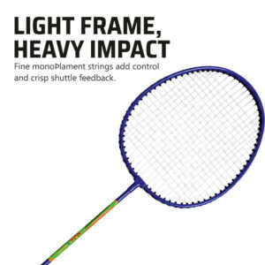 Volt Pro Force Badminton Racket Set is designed for beginners and casual players looking for a reliable badminton kit for daily play. This badminton racket set of 2 comes with a carry bag, making it perfect for outdoor games and indoor practice. Volt Pro Force Badminton Racket Set is designed for beginners and casual players looking for a reliable badminton kit for daily play. This badminton racket set of 2 comes with a carry bag, making it perfect for outdoor games and indoor practice.