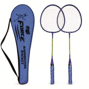 Volt Pro Force Badminton Racket Set is designed for beginners and casual players looking for a reliable badminton kit for daily play. This badminton racket set of 2 comes with a carry bag, making it perfect for outdoor games and indoor practice.