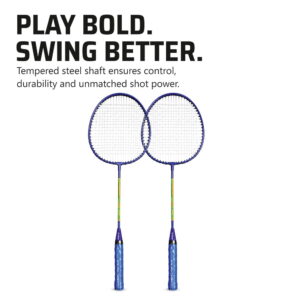 Volt Pro Force Badminton Racket Set is designed for beginners and casual players looking for a reliable badminton kit for daily play. This badminton racket set of 2 comes with a carry bag, making it perfect for outdoor games and indoor practice. Volt Pro Force Badminton Racket Set is designed for beginners and casual players looking for a reliable badminton kit for daily play. This badminton racket set of 2 comes with a carry bag, making it perfect for outdoor games and indoor practice.