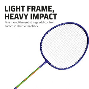 Volt Pro Force Badminton Racket Set is designed for beginners and casual players looking for a reliable badminton kit for daily play. This badminton racket set of 2 comes with a carry bag, making it perfect for outdoor games and indoor practice. Volt Pro Force Badminton Racket Set is designed for beginners and casual players looking for a reliable badminton kit for daily play. This badminton racket set of 2 comes with a carry bag, making it perfect for outdoor games and indoor practice.