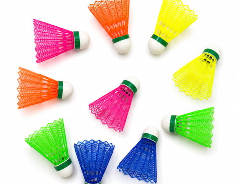 Volt Pro Force Colourful Plastic Badminton Shuttlecock Pack of 10 is designed for stable flight, durability, and reliable performance. Featuring a premium EVA and neon cork base with a durable plastic skirt, these multicolor shuttlecocks are ideal for practice, training, and outdoor badminton play.