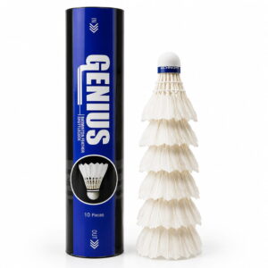 Volt Pro Genius Feather Shuttlecocks are designed for regular badminton practice and training. Their stable flight helps beginners and recreational players work on accuracy, control, timing, and overall gameplay.