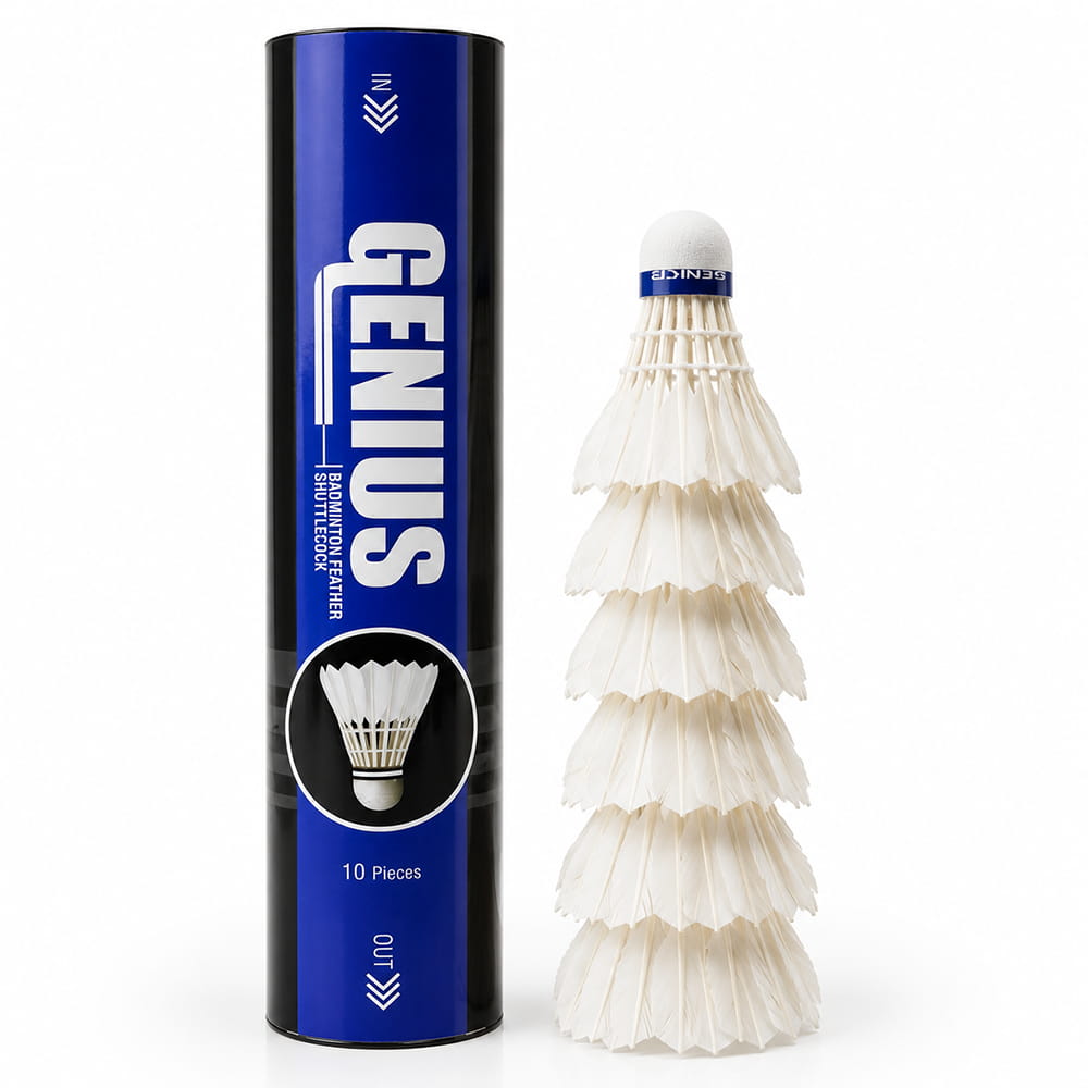 Volt Pro Genius Feather Shuttlecocks are designed for regular badminton practice and training. Their stable flight helps beginners and recreational players work on accuracy, control, timing, and overall gameplay. Volt Pro Genius Feather Shuttlecocks are designed for regular badminton practice and training. Their stable flight helps beginners and recreational players work on accuracy, control, timing, and overall gameplay.