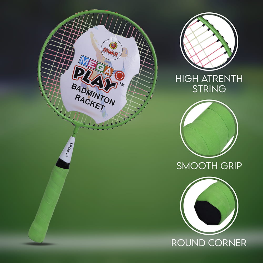 Volt Pro Joy Junior Badminton Racket Set is designed for young beginners and includes 2 lightweight short-handle rackets with a carry bag. Easy to handle and suitable for outdoor badminton practice and recreational play. Volt Pro Joy Junior Badminton Racket Set is designed for young beginners and includes 2 lightweight short-handle rackets with a carry bag. Easy to handle and suitable for outdoor badminton practice and recreational play.