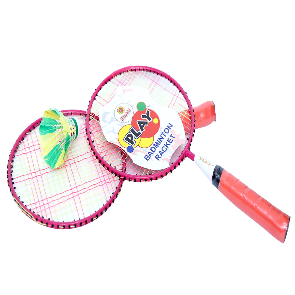 Volt Pro Joy Junior Badminton Racket Set is designed for young beginners and includes 2 lightweight short-handle rackets with a carry bag. Easy to handle and suitable for outdoor badminton practice and recreational play. Volt Pro Joy Junior Badminton Racket Set is designed for young beginners and includes 2 lightweight short-handle rackets with a carry bag. Easy to handle and suitable for outdoor badminton practice and recreational play.