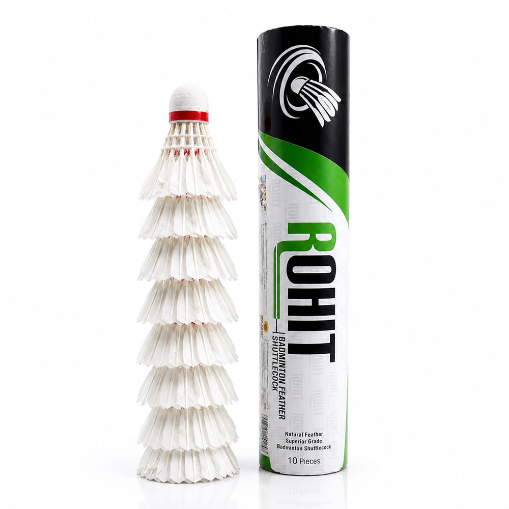 Volt Pro Rohit Feather Shuttlecocks are designed for regular badminton training and daily practice. They provide controlled flight and dependable handling, making them suitable for beginners, coaching sessions, and recreational play.