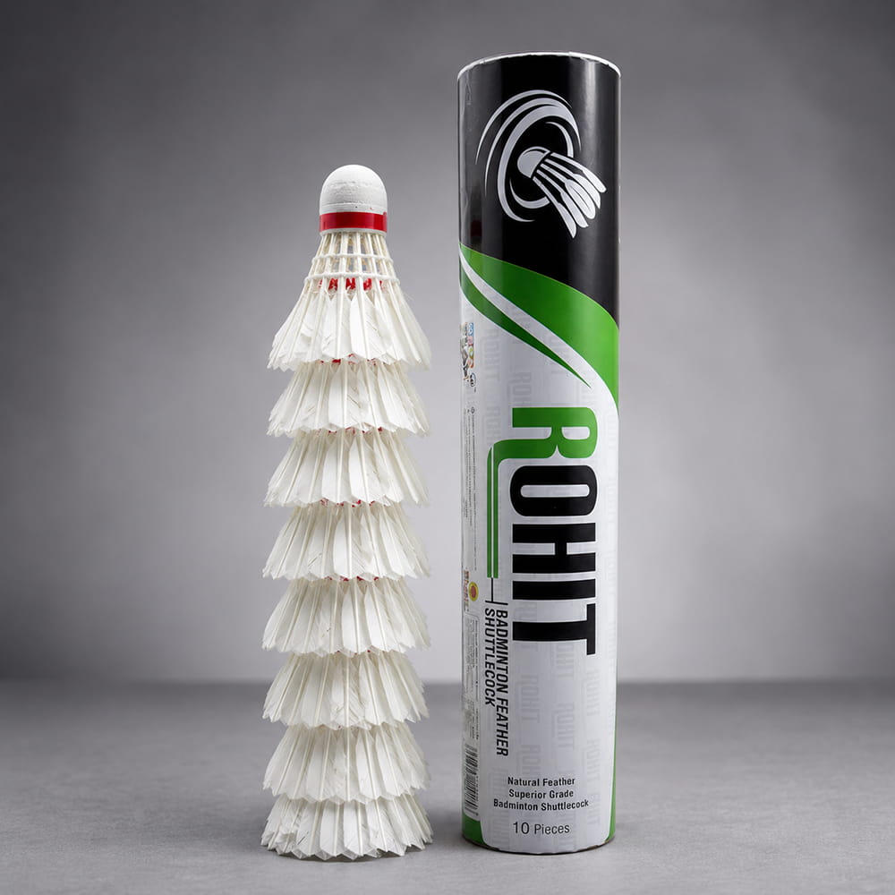 Volt Pro Rohit Feather Shuttlecocks are designed for regular badminton training and daily practice. They provide controlled flight and dependable handling, making them suitable for beginners, coaching sessions, and recreational play.
