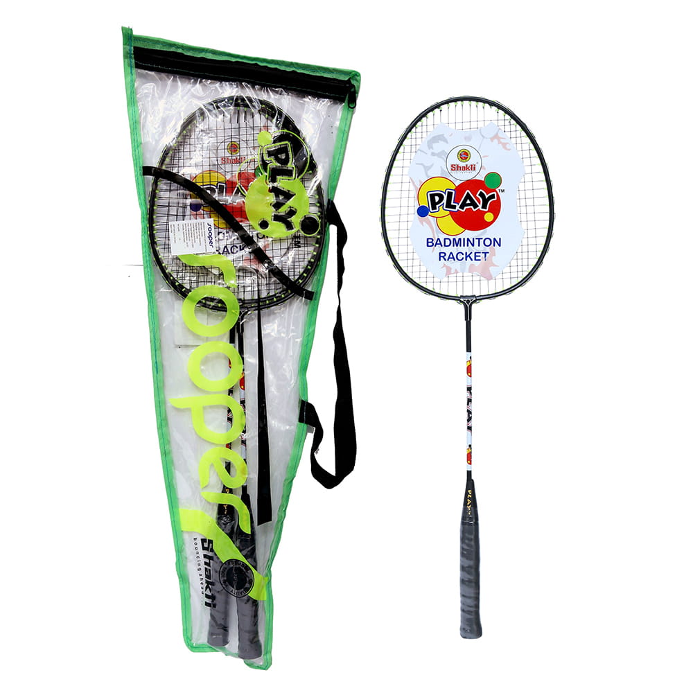 Volt Pro Soper Badminton Racket Set includes 2 badminton rackets with a carry bag, offering a simple and practical option for beginners and casual players. Suitable for indoor and outdoor recreational play.