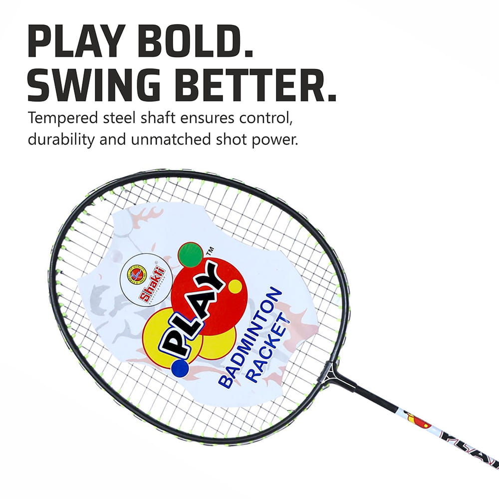 Volt Pro Soper Badminton Racket Set includes 2 badminton rackets with a carry bag, offering a simple and practical option for beginners and casual players. Suitable for indoor and outdoor recreational play.