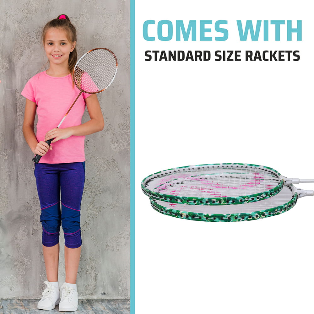 Volt Pro SX Badminton Racket Set includes 2 lightweight rackets with a colourful frame and carry bag. Designed for easy handling and regular recreational play, it is suitable for beginners, kids, and casual players. Volt Pro SX Badminton Racket Set includes 2 lightweight rackets with a colourful frame and carry bag. Designed for easy handling and regular recreational play, it is suitable for beginners, kids, and casual players.