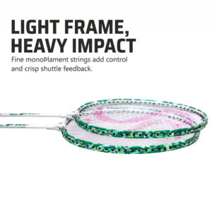 Volt Pro SX Badminton Racket Set includes 2 lightweight rackets with a colourful frame and carry bag. Designed for easy handling and regular recreational play, it is suitable for beginners, kids, and casual players. Volt Pro SX Badminton Racket Set includes 2 lightweight rackets with a colourful frame and carry bag. Designed for easy handling and regular recreational play, it is suitable for beginners, kids, and casual players.