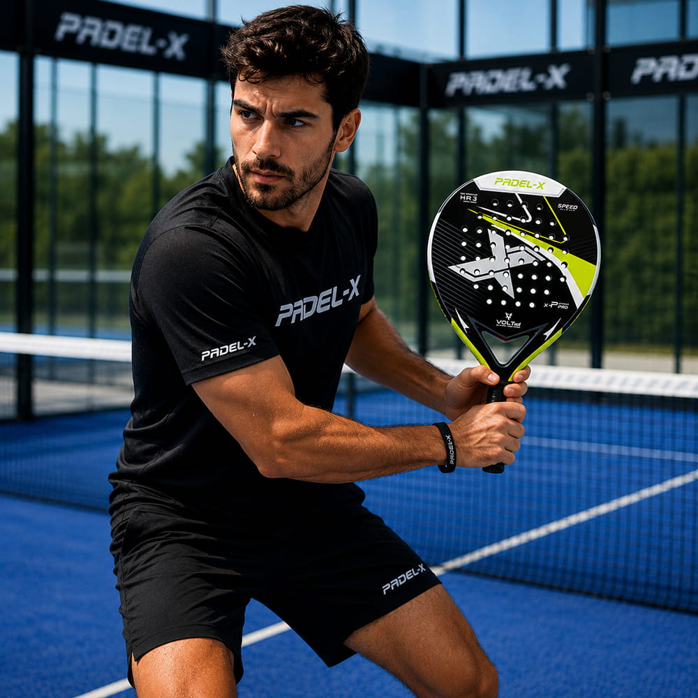 Volt Pro T-300 Carbon Fiber Padel is designed to deliver a balanced combination of power, control, and precision. With a durable carbon fiber surface and comfortable design, it is suitable for beginners and recreational players.